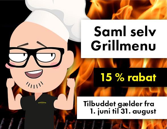 Saml Selv Lux 3 retters grill menu