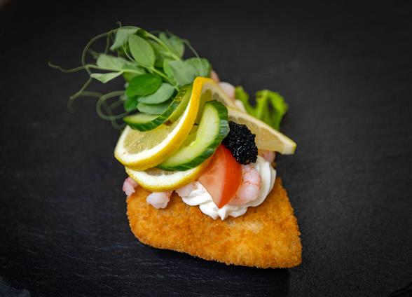 Ekstra luksus - Fiskefilet og rejer