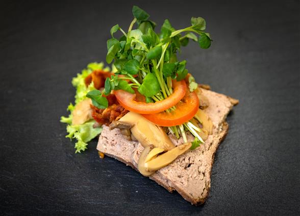 Luksus smørrebrød - Leverpostej