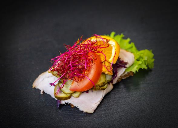 Smørrebrød - Flæskesteg