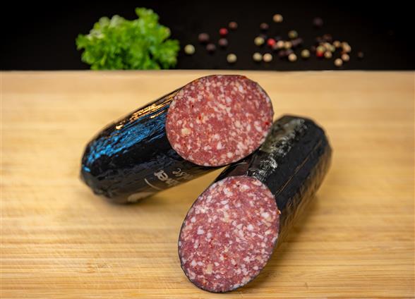 Spegepølse med Mandel og portvin