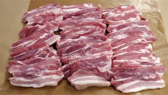 JA TAK TIRSDAG 💥 1KG SVINEBRYST I SKRIVER