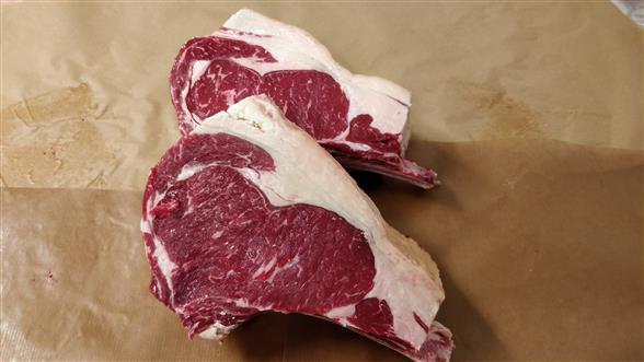 Cote de boeuf af højreb med 1 ribben