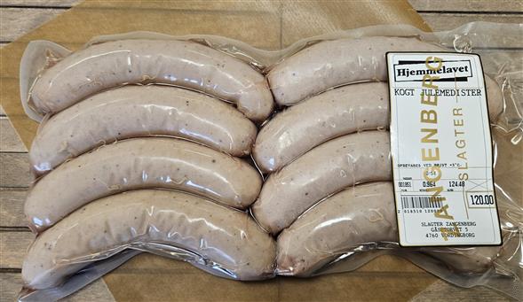 Hjemmelavet kogt Jule medister