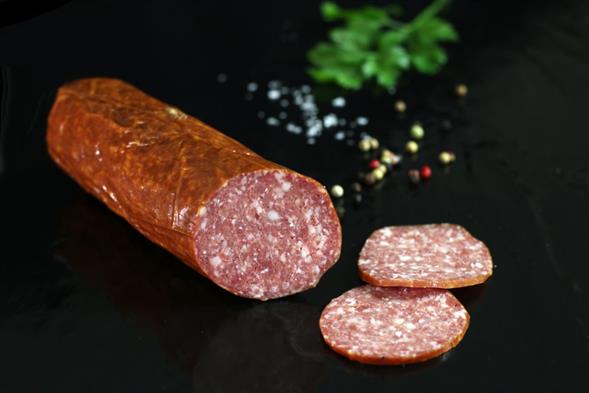 Oksespegepølse