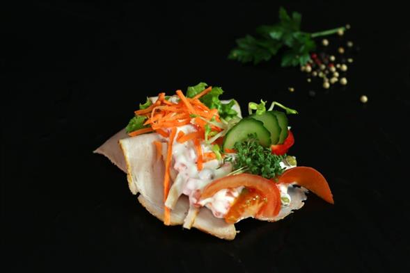 Skinke med Italiensk salat