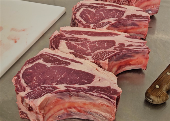 DANSK KROGMODNET HØJREB - Côte de boeuf