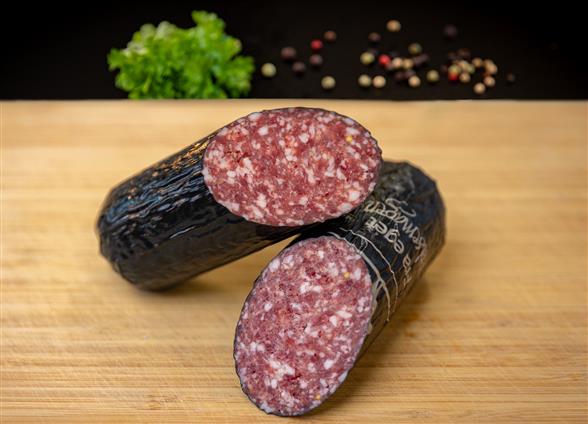 Spegepølse italiensk inspireret med Finnekel