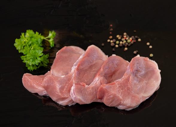 400g Skinkesteaks af skinke klump