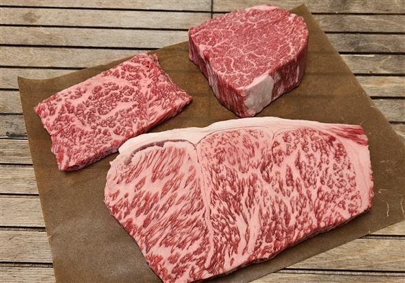 Luksus Wagyu smags kasse